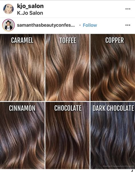 Level 4 Brown Hair Balayage, Brown Carmel Hair Colors, Carmel Bayalage Brunette, Carmel Brown Hair Color, Carmel Brown Hair, Choosing Hair Color, Carmel Balayage, Carmel Hair Color, Hair Chart