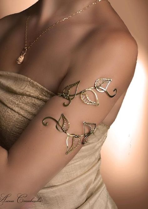 Arm Cuff Jewelry, Upper Arm Cuffs, Arm Jewelry, Cuff Jewelry, Dope Jewelry, Arm Cuff, Classy Jewelry, Fancy Jewellery, Leaf Jewelry