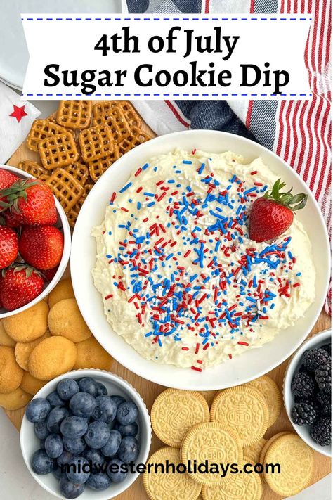 Easy Sugar Cookie Dough Dip Sugar Cookie Dip, Easy Sugar Cookie Dough, Sugar Cookie Cheesecake, Cookie Dip, Easy Holiday Dessert, Soft Frosted Sugar Cookies, Cake Batter Dip, Dessert Dip Recipes, Fast Easy Desserts