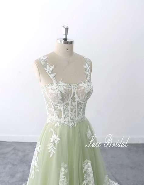 Wedding Dress Sage Green, Wedding Dress Shapewear, Sage Green Wedding Dress, Shapewear For Wedding Dress, Dress Shapewear, Green Wedding Dress, Dress Sage Green, Wedding Dress Bohemian, Backyard Wedding Ceremony