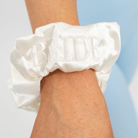 It’s getting hot out so you can bet you won’t catch us without our scrunchies ☀️ #fashion #bachelorette #bride #bridal #brides #bridesmaids #maidofhonor #bestie #summer #hairtie #scrunchies #selflove Bestie Summer, Brides Babes, Proposal Box, Bridesmaid Proposal Box, Box Gift, Bridesmaid Proposal, Bride Bridal, Embroidered Silk, Embroidered Design