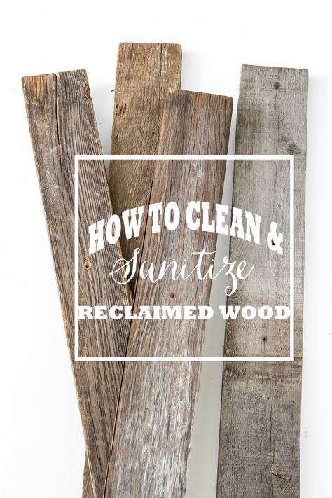 how to clean reclaimed wood - Good to know!! Barn Wood Projects, Hantverk Diy, Clean Hacks, Stain Wood, Into The Wood, Reclaimed Wood Projects, Pallet Crafts, Diy Holz, Wood Pallet Projects