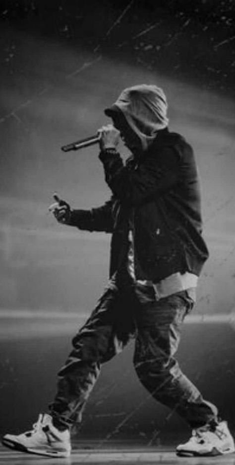 Eminem Wallpaper Explore more American, Eminem, Marshall Bruce Mathers, Music Artists, Professionally wallpaper. https://www.whatspaper.com/eminem-wallpaper-9/ Wallpaper Eminem, Eminem, Walking, Wallpapers, Black And White, White, Black