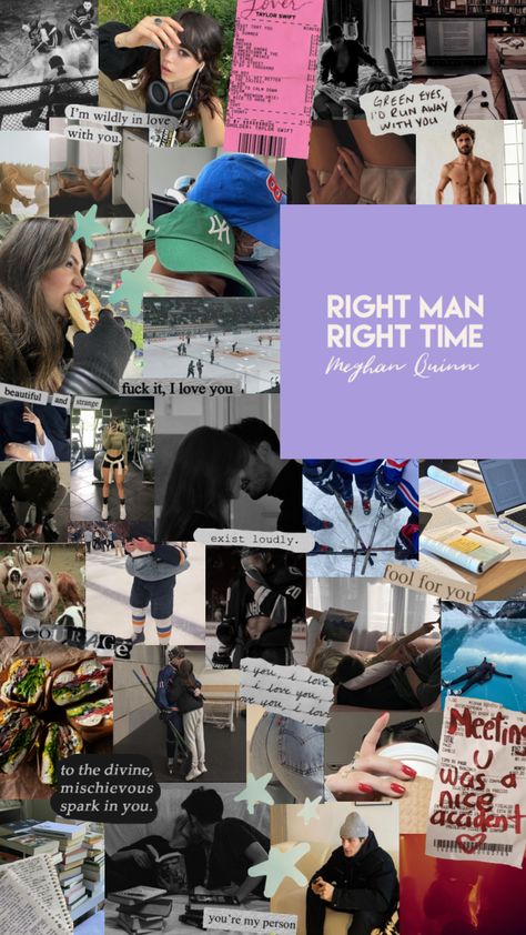 #rightmanrighttime Megan Quinn, Romcom Books, Cute Couples Cuddling, Romantic Books, Fan Book, Right Time, I Love Books, Book Of Life, Book Characters