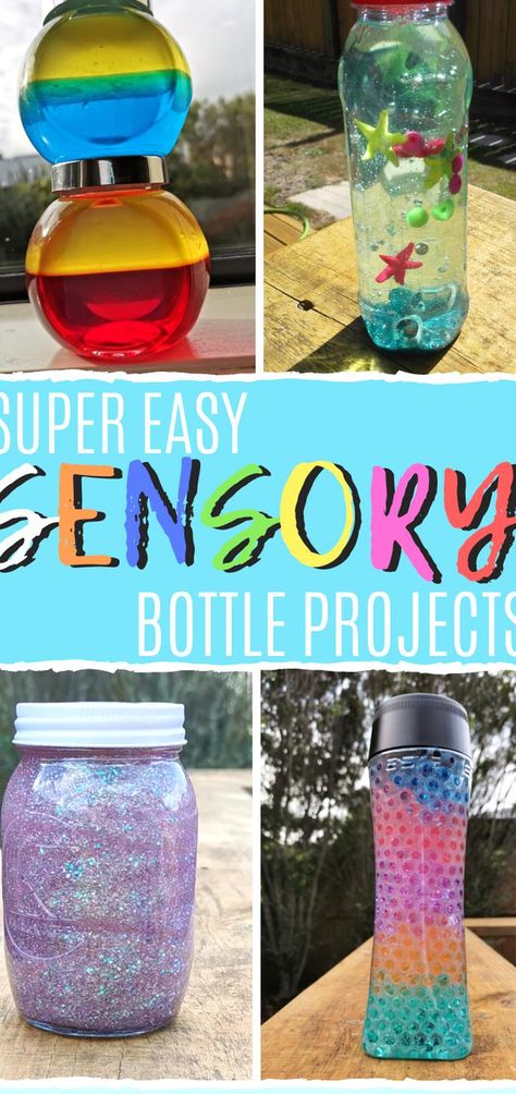 Diy Coping Tools, Calming Jars, Super Easy Crafts, Super Easy Crafts For Kids, Diy Sensory Bottles, Sensory Jars, Calming Bottle, Calming Jar, Calm Down Jar