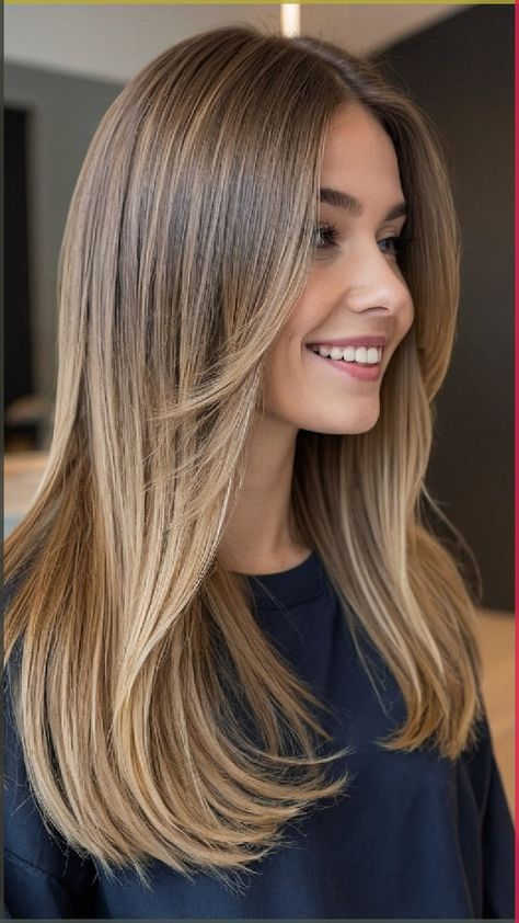 Haïr Cut For Fine Hair, Hair In Layers Medium, Haircuts For Hair Medium, Short Haircuts For Women Middle Part, Long Layered Hair Thin Hair, Haircuts For Long Thin Hair Straight, Teen Haircuts Girls Long, Haircuts For Girls With Straight Hair, Thin Hair Long Layers