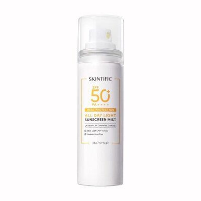 SKINTIFIC All Day Light Sunscreen Mist SPF50 PA++++ Whitening Skincare Sunblock Spray Anti UV Face/Body Spray 50ml Whitening Skincare, Sunscreen Mist, Tennis Practice, Korean Sunscreen, Spray Sunscreen, Sunscreen Spray, Spray Lotion, Best Sunscreens, Big Bottle