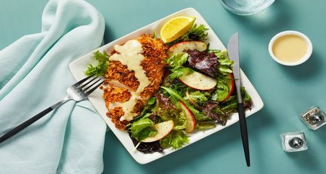 Simple, convenient, and delicious: that’s what’s in store with our Pecan-Crusted Chicken recipe, made with pre-measured, high-quality ingredients. Creamy Chive Chicken, Chive Chicken, Pecan Crusted Chicken, Lemon Rice, Honey Mustard Sauce, Apple Salad, Crusted Chicken, Chicken Cutlets, Hello Fresh