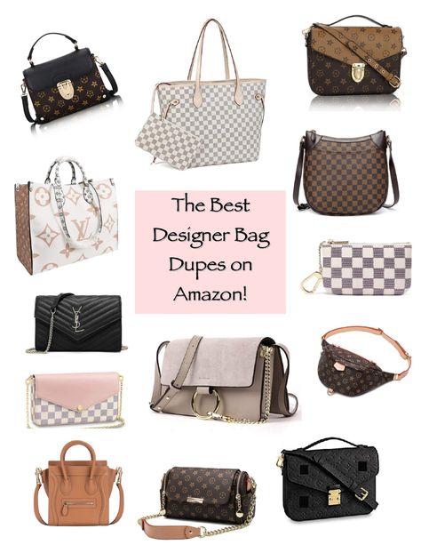 the-best-designer-bag-dupes-on-amazon #amazonfashion #designerdupes #purses #workbag #handbag #designerreplica #louisvuitton #gucci #chanel #ysl #celine Best Handbags On Amazon, Amazon Purse Must Haves, Amazon Tote Bag, Best Amazon Purses, Amazon Purses, Best Designer Bag, Amazon Bags, Cheap Designer Bags, Amazon Bag