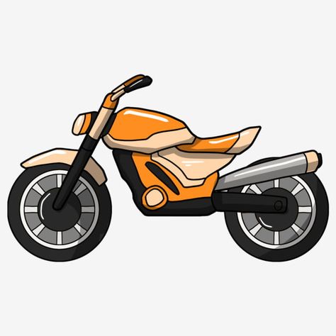 Cartoon Motorcycle, Painted Motorcycle, Motorcycle Png, Yellow Motorcycle, Motorcycle Memes, Road Motorcycle, Motorcycle Drawing, Off Road Motorcycle, Motorcycle Wheels