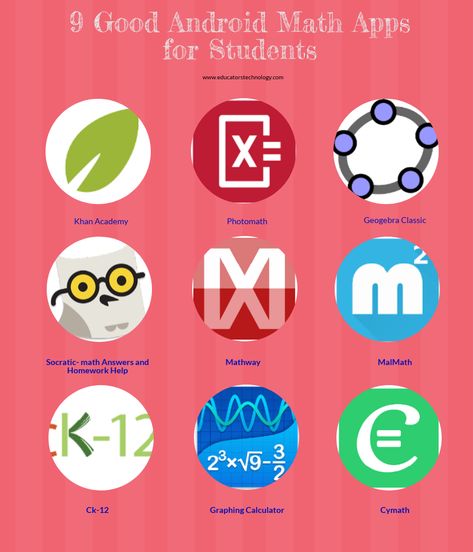 Apps For Geometry, Free Math Apps For High School, Math Apps College, Apps For Math Answers, Math Help Apps, Best Maths Apps Student, Apps For Science Students, Math Apps Highschool, Maths App