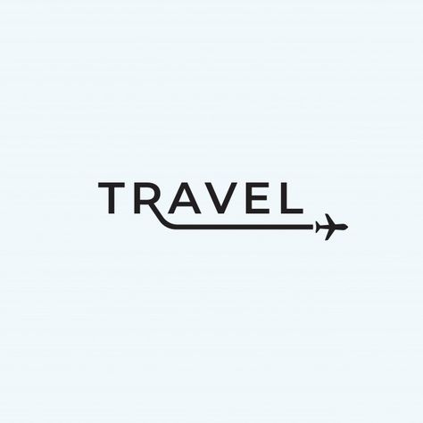 Turismo Logo, Airline Design, Airport Logo, Trip Logo, Logo Text Design, Logo Voyage, Airplane Logo, Travel Branding, Travel Symbols