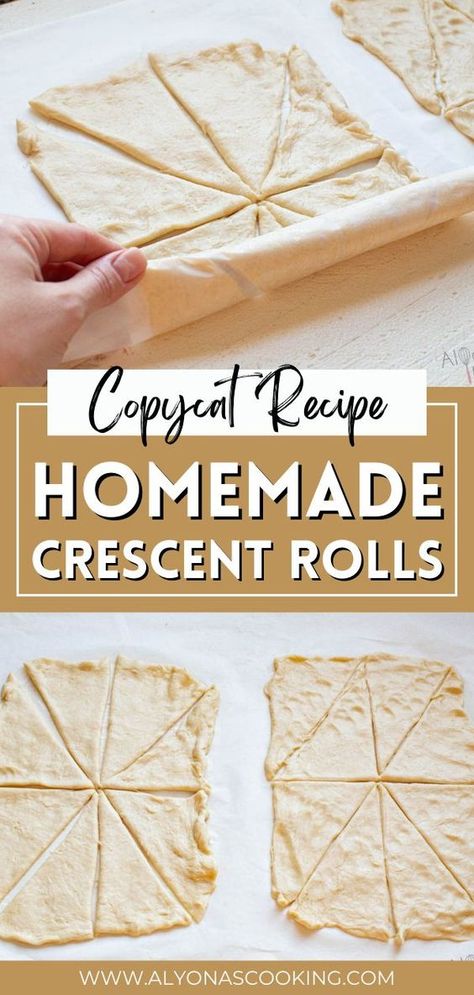 Crescent Roll Dough Recipes, Pillsbury Crescent Roll Recipes, Roll Dough Recipe, Homemade Crescent Rolls, Pillsbury Crescent, Crescent Recipes, Crescent Roll Recipes, Roll Recipes, Homemade Dough