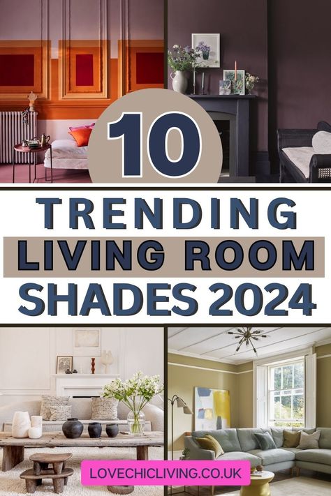 Discover the most popular living room color palettes for 2024. Learn about the trending colours and get ideas on how to update your living room. See which color schemes are in style and get tips on the best combinations. Click to read the full article and get inspired. Living Room Colours, Popular Living Room Colors, Living Room Furniture Uk, Modern Living Room Colors, Glamour Living Room, 2024 Living Room, Living Room Shades, Room Color Combination, Room Colours