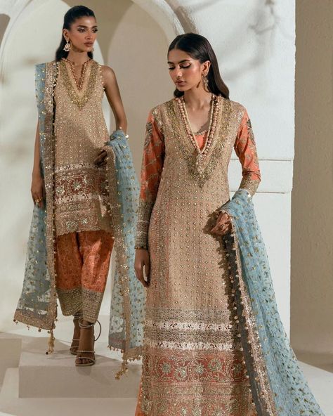 LIVE NOW ‼️Nurah Festive Vol 2 by Sana Safinaz 🤩✨ Available to shop now from laam.pk 💕🛍️ Modest Girl, Peach Shirt, Sana Safinaz, Wedding Clothes, Groom Wear, Pakistani Dress Design, Pakistani Designers, 3 Piece Suits, Casual Wedding