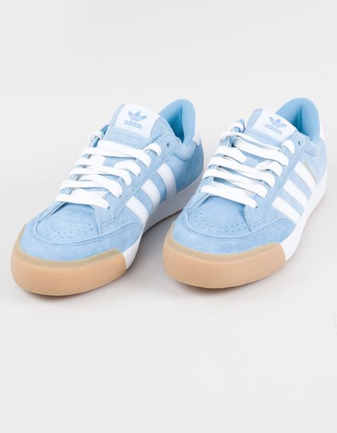 ADIDAS Nora Shoes - LT BLUE/WHITE | Tillys Christmas List Shoes, Shoes That Match With Everything, Adidas Nora, Blue Tennis Shoes, Chino Pants Women, Wwe T Shirts, Track Shoes, Shoe Wishlist, Modern Tech