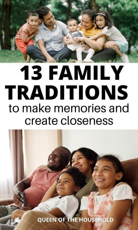 If you are looking for ways to bring your family together and create lots of memories, start family traditions. They can be big or small. Every day or once a year. Check out these family tradition example and start meaking memories today. Cute Family Traditions, Things To Do As A Family, Tradition Ideas, Sibling Bonding, Family Get Together, Bonding Activities, Family Together, Create Memories, Family Tradition