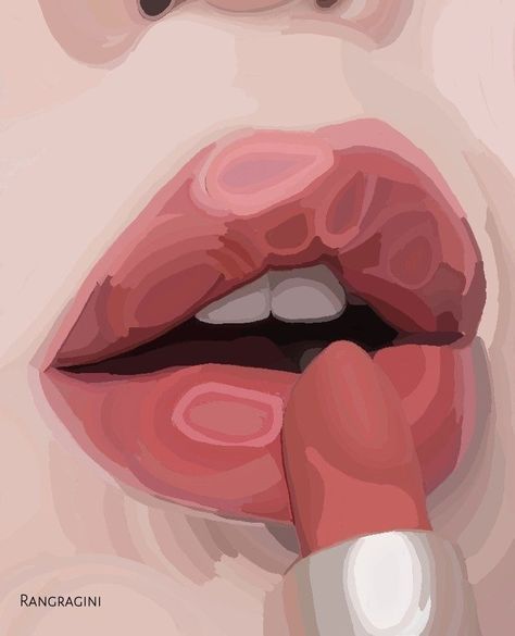 Lip Illustration, Make Skin Glow, Lips Illustration, Lips Painting, Art Painting Gallery, Skin Glow, Insect Bites, Body Odor, Mini Canvas Art