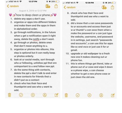 give ur phone the love and care it deserves😽 Deep Clean Phone Checklist, Phone Cleaning Checklist, Phone Cleanse List, Cleaning Out Phone Checklist, Things To Do When You Get A New Phone, Cleaning Your Phone, Cleaning Out Your Phone, How To Deep Clean Your Phone, Things To Do On Ur Phone When Bored