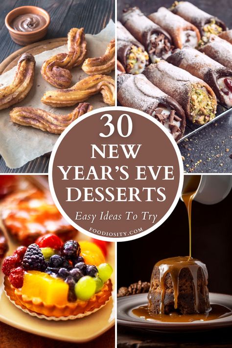 New Years Eve Sweets, Nye Brownies, New Years Brownies, New Year’s Eve Deserts, New Year’s Desserts, New Years Day Desserts, New Years Dessert Ideas Easy, Desserts For New Years Eve, New Year Desserts Ideas