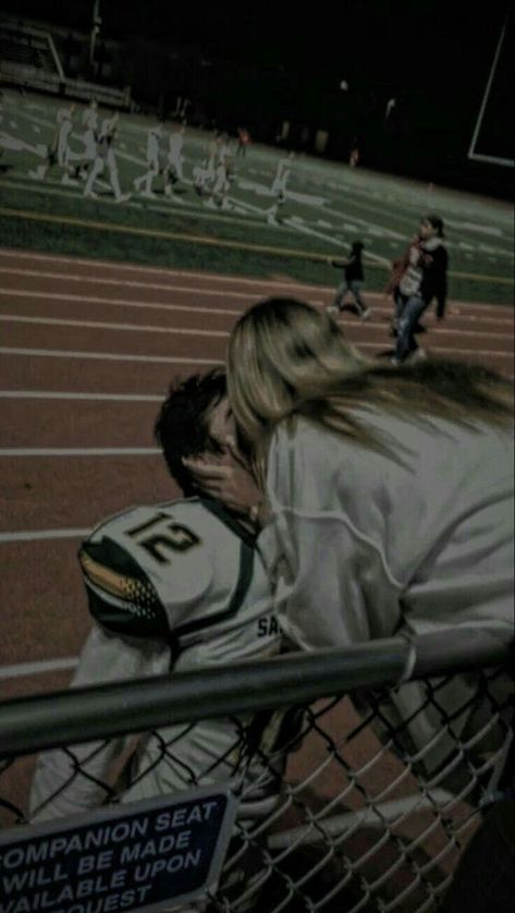 High School Quarterback Aesthetic, American Couple Aesthetic, Becca And Brett The Upside Of Falling, Brett And Becca, The Upside Of Falling Aesthetic, Quarterback Aesthetic, High School Couple Aesthetic, Nerdy Girl Aesthetic, School Love Couple