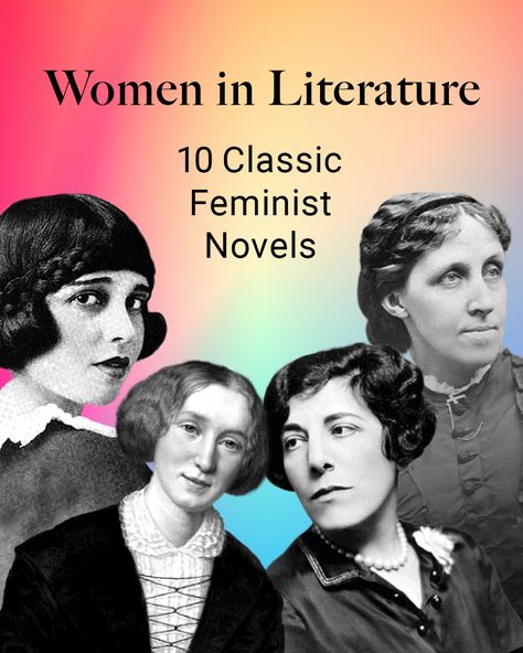 In a celebration of the brilliant female authors of the past, we’ve collated a list of our top ten classic feminist novels. The works of these pioneering female authors serve as a reminder that women have been breaking barriers for centuries. #feministnovels #classicfeministliterature #classicbooks #readandcobooks Women Of Literature, Classic Feminist Books, Feminist Non Fiction Books, Feminist Fiction Books, Feminism Literature, Top Books To Read For Women, Sapphic Literature, Female Literature, Feminist Novels