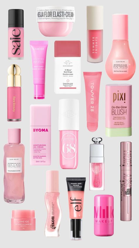 #pink #pinkproducts #beauty #preppy #viral #fyp Teen Makeup Products, Preppy Makeup Products, Viral Makeup Products, Sephora Kids, Makeup Products Sephora, Preppy Makeup, Dream Makeup, Preppy Gifts, Slay Queen