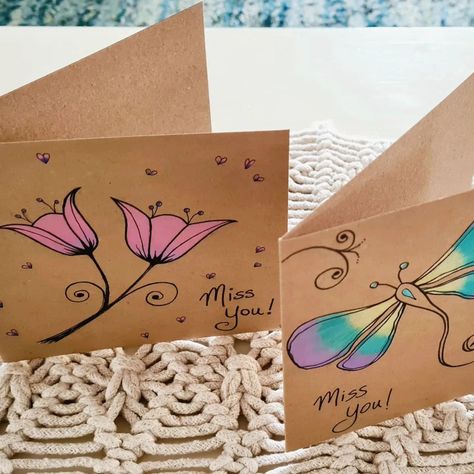 https://rtsyaustralia.etsy.com?coupon=5DAYSALE Card sale 20% discount #handmade card #dragonfly #dragnflycard #flowercard #kraftcard #handmadecard April 15, Flower Cards, Cards Handmade, Doodles, On Instagram, Quick Saves, Instagram