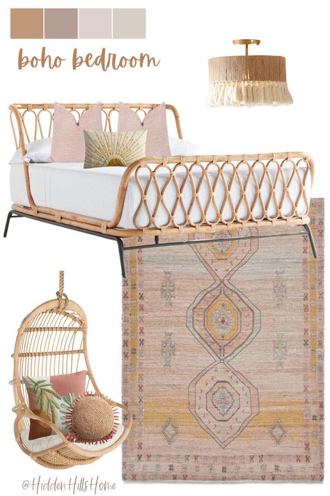 Boho teen girls bedroom decor mood board Boho Twin Bedroom Ideas, Teen Girls Boho Bedroom, Preteen Girls Bedroom Boho, Girls Boho Bedroom Ideas, Boho Teenage Girl Bedrooms, Bohemian Girls Bedroom, Boho Girls Bedroom, Boho Teen Bedroom, Decor Mood Board