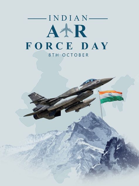 Air Force Day Poster, Indian Air Force Day Poster, Indian Air Force Wallpapers, Indian Air Force Day, Air Force Day, Indian Army Quotes, Jai Hind, Wallpaper Photo Gallery, Indian Air Force