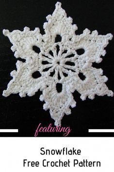 Crochet Beaded Christmas Ornaments, Free Crochet Snowflake Patterns, Crochet Christmas Snowflakes, Snowflake Crochet, Snowflake Decor, Jul Diy, Stitches Design, Crochet Beginners, Crochet Christmas Ornaments Free