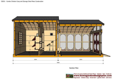 CB201 - Combo Plans - Chicken Coop Plans Construction + Garden Sheds Plans - Storage Sheds Plans Construction           CB201 - Combo Plans ... Shed Chicken Coop, Diy Storage Shed Plans, Chicken Coop Garden, Shed Construction, Shed Organization, Chicken Coop Designs, Coop Plans, Storage Shed Plans, Shed Kits