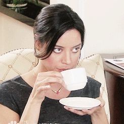 Pin for Later: Happy International Tea Day! Here, Have a Bunch of Tea-Sipping GIFs The "You Hearin' This Right Now?" Sip Sipping Tea Meme, Tea Gif, Tea Meme, Fun Gif, Meme Gif, Sipping Tea, Assalamualaikum Image, Royal Tea, Aubrey Plaza