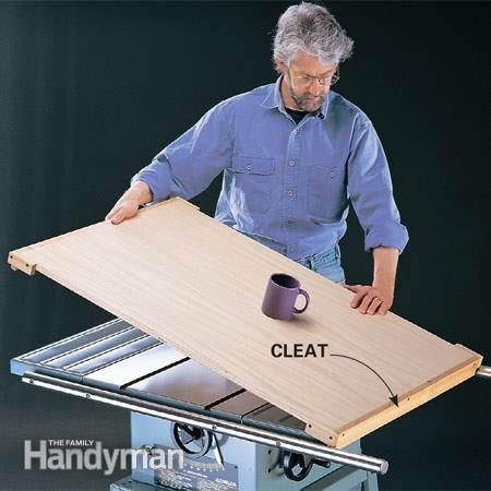 Tablesaw Jigs, Ridgid Table Saw, Delta Table Saw, Table Saw Extension, Small Table Saw, Sliding Table Saw, Work Hacks, Table Saw Station, Craftsman Table Saw