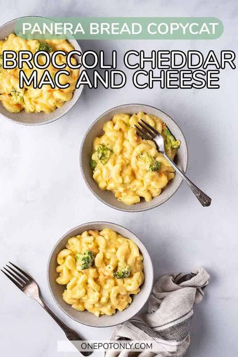 Made with simple everyday ingredients, this Copycat Panera Broccoli Cheddar Mac and Cheese just hits the spot every time! Bringing together this classic mac and cheese and broccoli cheese soup, this one pot pasta is so creamy and cheesy. Mac And Cheese And Broccoli, Broccoli Cheddar Mac And Cheese, Mac And Cheese One Pot, Broccoli Mac And Cheese, Cheese And Broccoli, Copycat Panera, Classic Mac And Cheese, Cheddar Mac And Cheese, Broccoli Cheese Soup