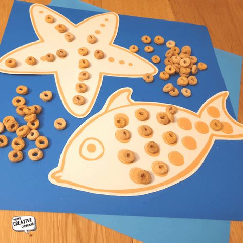 Fine Motor Under The Sea Activities, Ocean Activities Infants, Under The Sea Counting Activities, Fish Eyfs Activities, Under The Sea Activity For Toddlers, Summer Fine Motor Activities Toddlers, Infant Ocean Activities, Under The Sea Lesson Plans For Toddlers, Sea Shell Crafts Preschool