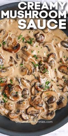 Easy Mushroom Sauce, Quick Easy Lunch Ideas, Unusual Recipes, White Wine Chicken, Wine Chicken, Mushroom Recipes Healthy, Keto Carnivore, Mushroom Sauce Recipe, Mushroom Appetizers