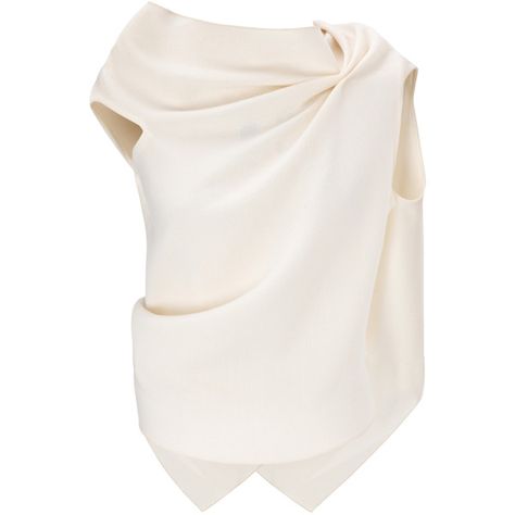 Roland Mouret Eugene Top ($655) ❤ liked on Polyvore featuring tops, blouses, white, cap sleeve top, white cowl neck top, loose blouse, white loose blouse and white top Cowl Neck Blouse, Cowl Neck Shirt, Flare Blouse, Flare Shirt, Cap Sleeve Blouse, Cap Sleeve Shirt, White Shirt Blouse, White Flares, Draped Blouse