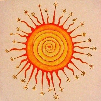 Sun Drawing, Hippie Aesthetic, Art Classique, Sopot, Orange Aesthetic, Hippie Art, Room Posters, Funky Art, Wall Collage