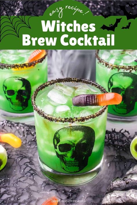 Witches Brew Cocktail is perfect for your Halloween party or anytime you're looking for some spooky cheer! Boo!!! Halloween Witches Brew Alcohol, Vodka Press, Witches Brew Cocktail, Halloween Hotdogs, Witchs Brew, Witch Brew, Halloween Witches Brew, Purple Food Coloring, Halloween Party Decor Diy