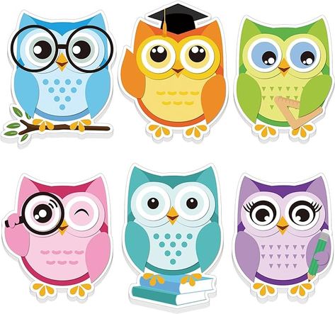 Amazon.com : 6 Pack Owl Sticky Notes Owl Shaped Notepads Cute Notepads Things to Do Notepad Owl Party Favors for Kids Teacher Classroom Office Gifts Decor Supplies, 180 Sheets in Total, 4.7 x 5.5 Inches : Office Products Owl Party Favors, To Do Notepad, Owl School, Owl Teacher, Owl Theme Classroom, Stitch Coloring Pages, Owl Classroom, Mason Jar Cards, Owl Kids