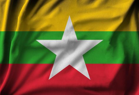 Flag of Myanmar Burma Myanmar Flag Wallpaper, Myanmar အလံပုံ, Myanmar Flag Logo, Myanmar Wallpaper, Burmese Flag, Flag Of Myanmar, Whatsapp Profile Picture Funny, Myanmar Photo, Anime Computer