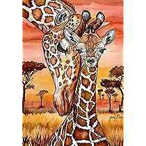 Giraffe Pictures, Giraffe Art, 500 Piece Jigsaw Puzzles, Baby Giraffe, Drawing Artist, Arte Fantasy, Baby Art, Giraffes, Animal Paintings