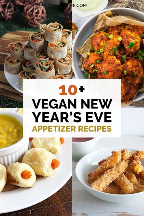 New Years Food Ideas Vegan, New Years Vegan Food, Vegan New Years Eve Appetizers, Vegetarian New Years Eve Appetizers, Vegan New Years Eve Recipes, Vegan New Years Recipes, Homemade Vegan Cheese, Veggie Appetizers, Vegan Apps