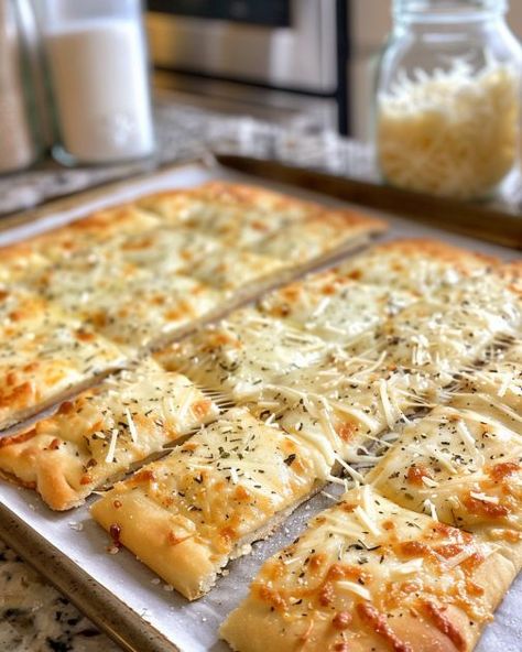 Cheesy Bread Pizza, Breadmaker Pizza Dough, Pizza Sticks With Pizza Dough, What Can You Make With Pizza Dough, Rhodes Frozen Bread Dough Recipes Ideas, Pizza Dough Garlic Bread, Pilsbury Pizza Dough Recipe Easy, What To Make With Pizza Dough, Bread Dough Ideas