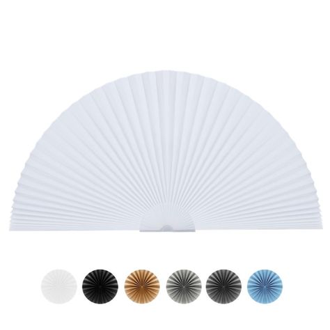 PRICES MAY VARY. 【Easy to Install】Arch window shade comes with strong double-sided adhesive tape, just stick the half circle window shade onto the arched accessory, and stick the arched accessory to the middle of the window. No tools required, installation can be completed in minutes. 【Premium Material】Our half moon window shade is made of thicken high quality non-woven fabric, which can filter 40%-60% light, keep out heat and ultraviolet rays, while protecting your privacy. 【Cut To Size】Our sem Half Circle Window, Arched Window Coverings, Half Moon Window, Circular Window, Circle Window, Moon Window, Pleated Blinds, Room Darkening Shades, Arch Window