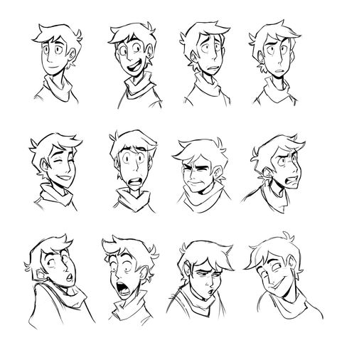 Men Facial Expressions Drawing, Male Cartoon Expressions, Male Facial Expressions Drawing, Male Face Expressions Drawing, Comic Character Ideas, Comics Drawing Style Character Design, Semi Cartoon Style, Comics Characters Drawing, Cartoon Guy Drawing