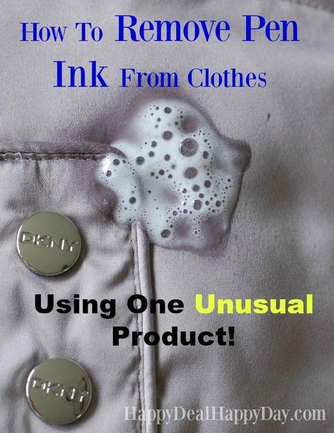 Check out this magical solution that will remove pen ink from clothes!  I would have never guessed that this would work! Ink Out Of Clothes, House Cleaning Tips And Tricks, Tablet Recipe, Homemade Toilet Cleaner, Clean Baking Pans, Cleaning Tips And Tricks, Cleaning Painted Walls, Glass Cooktop, Deep Cleaning Tips