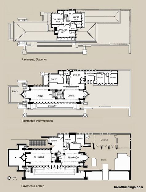 Floor Plan of the Robie House. Frank Lloyd Wright. Hyde Park, Illinois. 1909 Frank Lloyd Wright Chicago, Robie House Frank Lloyd Wright, House Site Plan, Frank Lloyd Wright Robie House, Frank Lloyd Wright Interior, Frank Lloyd Wright Usonian, Usonian House, Robie House, Frank Lloyd Wright Architecture