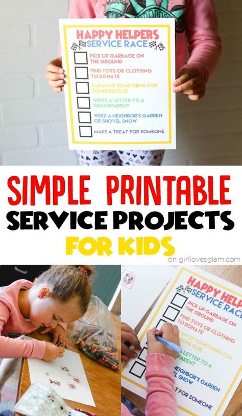 Simple Printable Service Projects for Kids on www.girllovesglam.com Service Project Ideas, Service Learning Projects, Service Projects For Kids, Mickey And The Roadster Racers, Penpal Ideas, Serve Others, Primary Activities, Project For Kids, Learning Projects